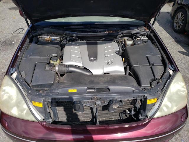 Photo 11 from auction – 2003 LEXUS LS 430 with VIN JTHBN30F630115950