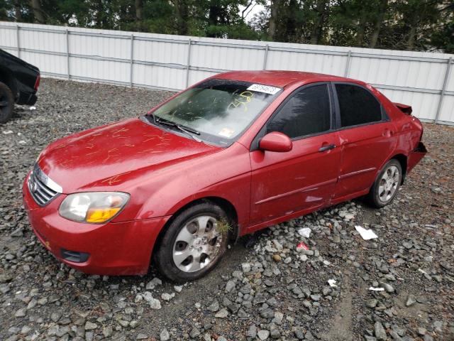 KIA SPECTRA EX 2009 with VIN KNAFE221795656190 - Photo from auction