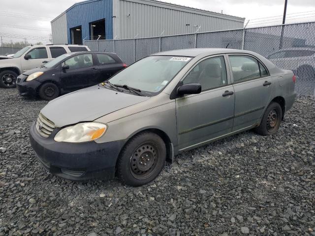 TOYOTA COROLLA CE 2003 with VIN 2T1BR32E63C708093 - Photo from auction