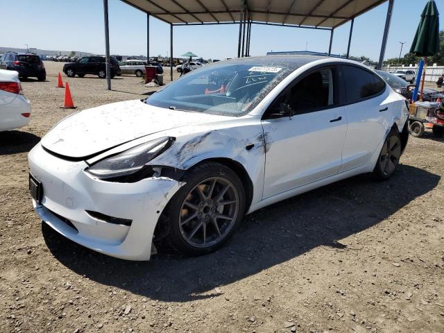 TESLA MODEL 3 2021 with VIN 5YJ3E1EA2MF873729 - Photo from auction