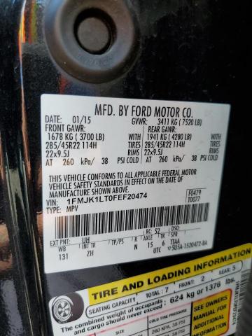 Photo 14 from auction – 2015 FORD EXPEDITION with VIN 1FMJK1LT0FEF20474
