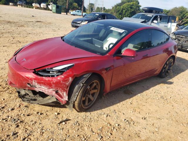 TESLA MODEL 3 2021 with VIN 5YJ3E1EC2MF975579 - Photo from auction