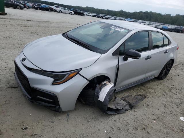 TOYOTA COROLLA SE 2021 with VIN 5YFS4MCE0MP078155 - Photo from auction