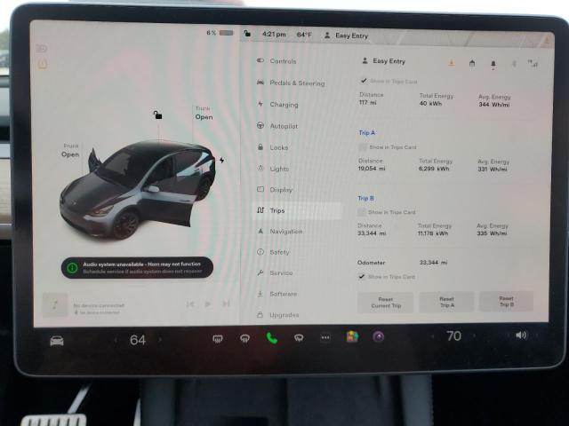 Photo 9 from auction – 2022 TESLA MODEL Y with VIN 7SAYGDEF4NF506347