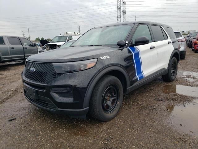 FORD EXPLORER P 2021 with VIN 1FM5K8AB0MGA18974 - Photo from auction