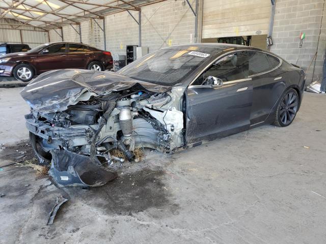 TESLA MODEL S 2016 with VIN 5YJSA1E20GF156105 - Photo from auction
