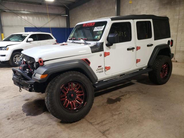 JEEP WRANGLER U 2018 with VIN 1C4HJXDG7JW285133 - Photo from auction