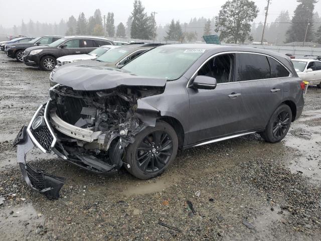 ACURA MDX TECHNO 2017 with VIN 5FRYD4H51HB019960 - Photo from auction