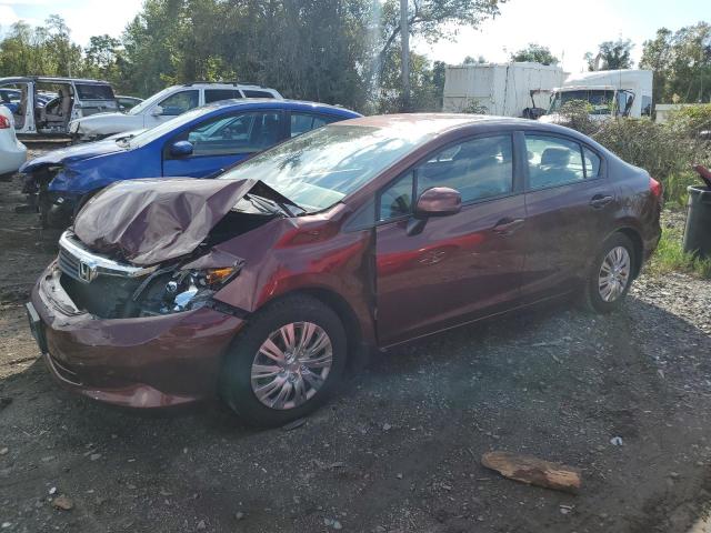 HONDA CIVIC LX 2012 with VIN 19XFB2F57CE384423 - Photo from auction