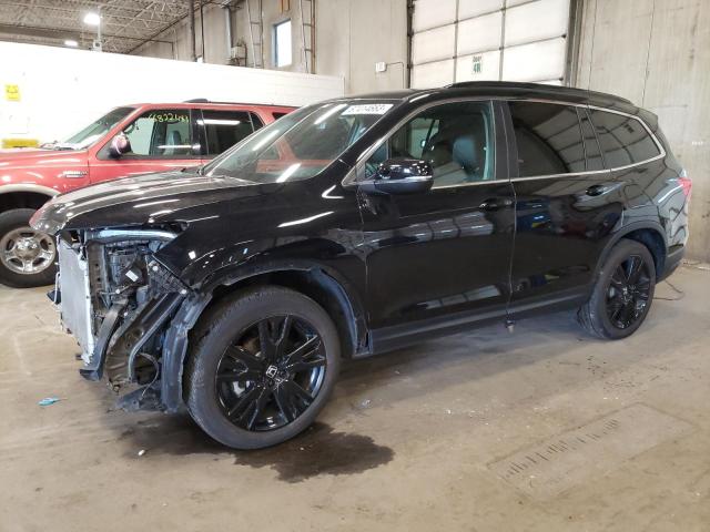 HONDA PILOT SE 2021 with VIN 5FNYF6H25MB002408 - Photo from auction
