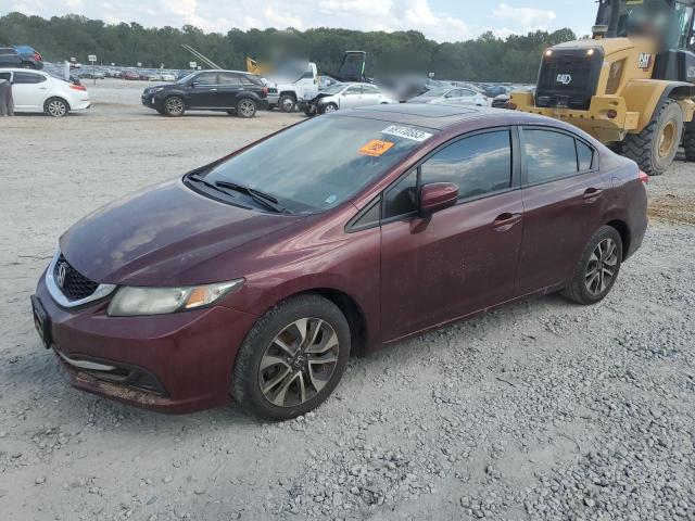 HONDA CIVIC EX 2014 with VIN 19XFB2F87EE203530 - Photo from auction