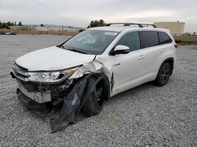 TOYOTA HIGHLANDER 2017 with VIN 5TDBGRFH8HS020902 - Photo from auction