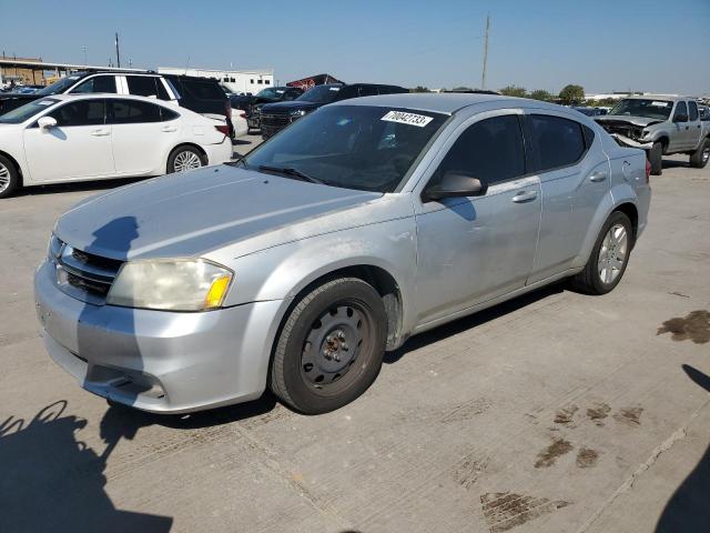 DODGE AVENGER SE 2012 with VIN 1C3CDZAB9CN331788 - Photo from auction