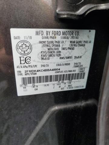 Photo 14 from auction – 2011 FORD EDGE LIMIT with VIN 2FMDK4KC4BBA48804