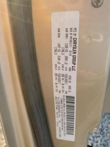 Photo 14 from auction – 2014 CHRYSLER TOWN & COU with VIN 2C4RC1BG2ER447831