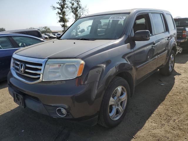 HONDA PILOT EX 2013 with VIN 5FNYF4H45DB083433 - Photo from auction