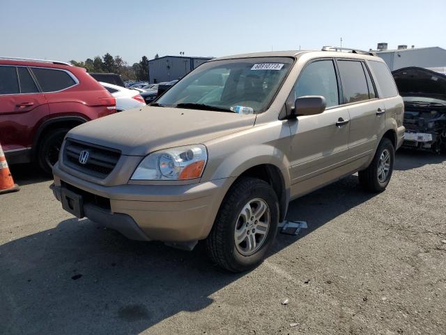 HONDA PILOT EXL 2003 with VIN 2HKYF18723H578603 - Photo from auction