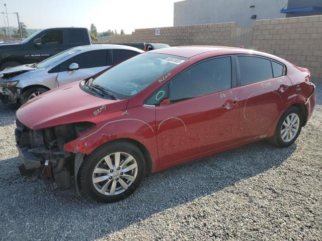 KIA FORTE EX 2014 with VIN KNAFX4A87E5114697 - Photo from auction