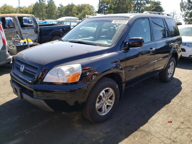 HONDA PILOT EXL 2005 с VIN 5FNYF18595B017041 - Фото с аукциона