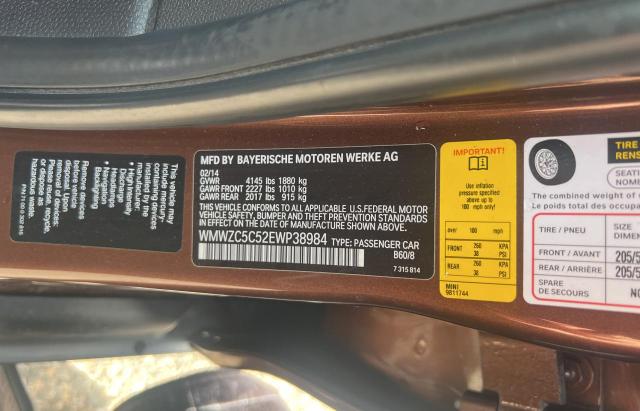 Photo 10 from auction – 2014 MINI COOPER S C with VIN WMWZC5C52EWP38984