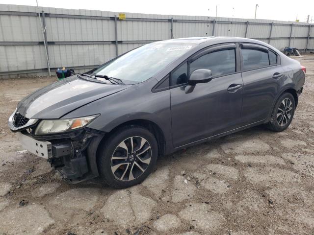 HONDA CIVIC EX 2013 with VIN 19XFB2F86DE071262 - Photo from auction