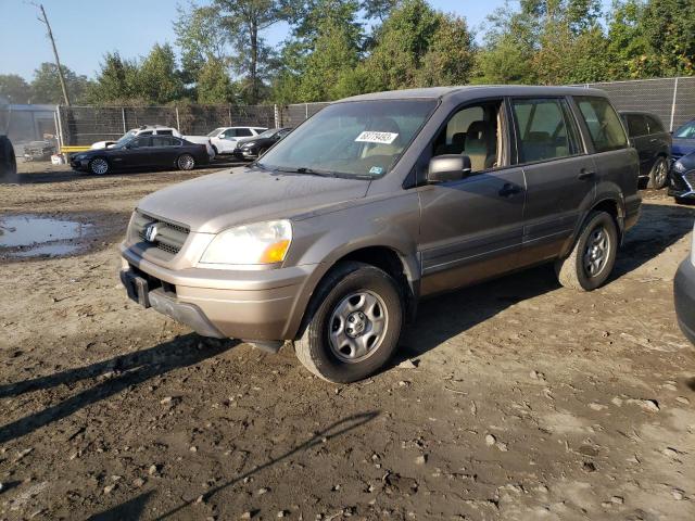 Photo 1 from auction – 2004 HONDA PILOT LX with VIN 2HKYF18144H620301