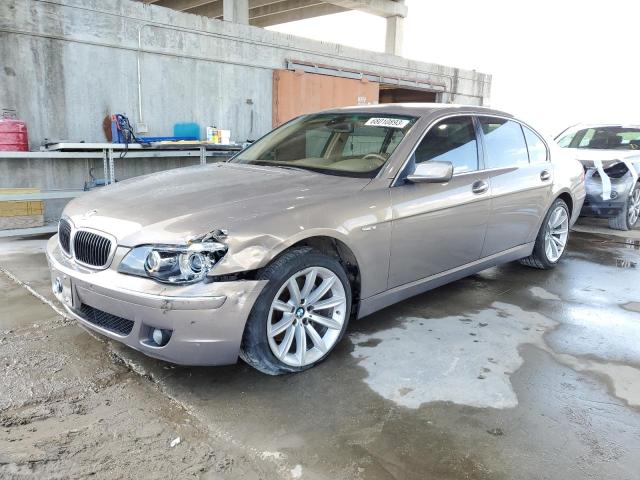 BMW 750 LI 2008 with VIN WBAHN83548DT87583 - Photo from auction