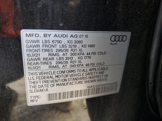Photo 14 from auction – 2015 AUDI Q7 PREMIUM with VIN WA1LGAFE6FD032996
