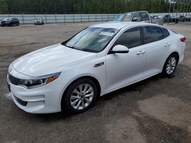 KIA OPTIMA EX 2016 with VIN 5XXGU4L30GG034657 - Photo from auction