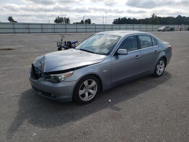BMW 525 I 2007 with VIN WBANE53597CW68977 - Photo from auction