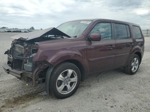 HONDA PILOT EXL 2012 with VIN 5FNYF4H57CB015965 - Photo from auction