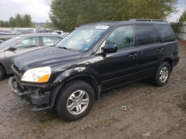 HONDA PILOT EXL 2005 with VIN 2HKYF18555H529686 - Photo from auction