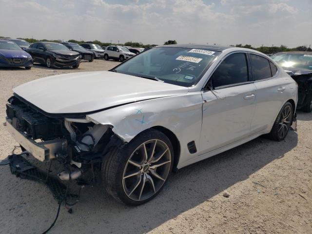 GENESIS G70 BASE 2022 with VIN KMTG34TA7NU086698 - Photo from auction