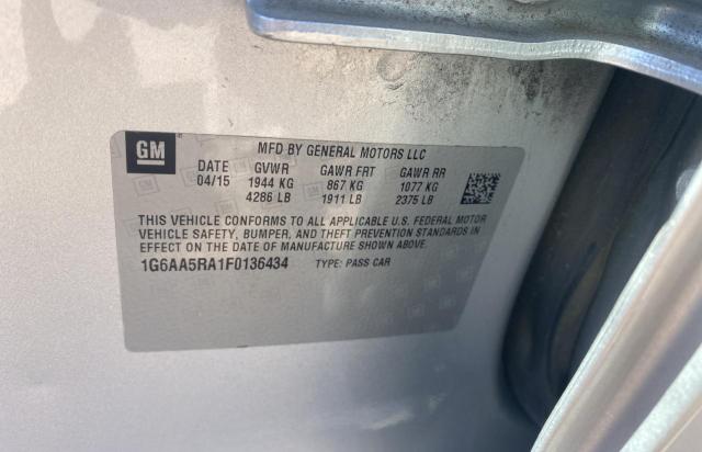 Photo 10 from auction – 2015 CADILLAC ATS with VIN 1G6AA5RA1F0136434