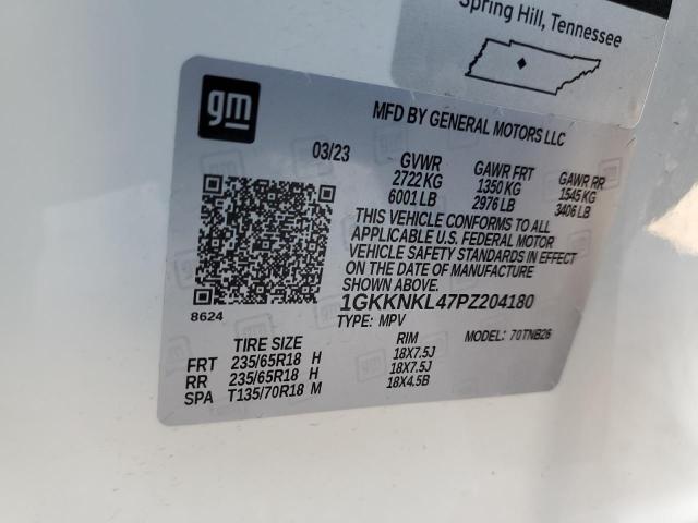 Photo 14 from auction – 2023 GMC ACADIA SLE with VIN 1GKKNKL47PZ204180