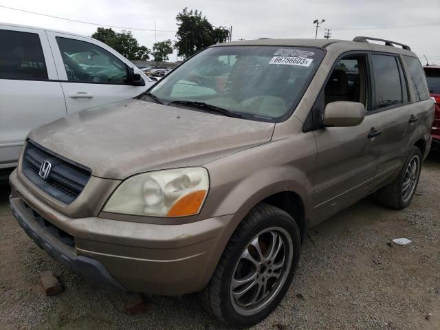 Photo 1 from auction – 2004 HONDA PILOT EXL with VIN 2HKYF18624H607395