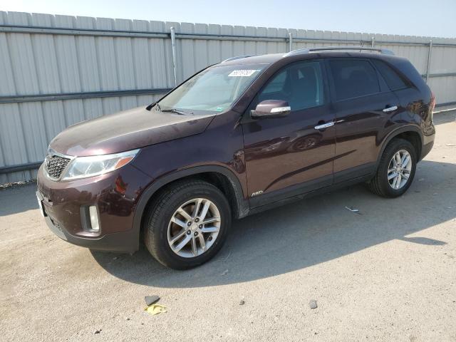 KIA SORENTO LX 2015 with VIN 5XYKTDA68FG640891 - Photo from auction