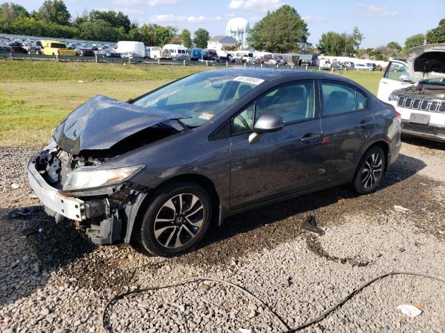 HONDA CIVIC EX 2013 with VIN 2HGFB2F88DH557285 - Photo from auction