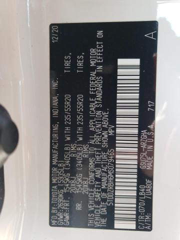 Photo 14 from auction – 2021 TOYOTA HIGHLANDER with VIN 5TDDZRBH6MS079465