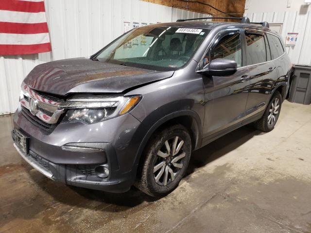 HONDA PILOT EXL 2019 with VIN 5FNYF6H57KB052248 - Photo from auction