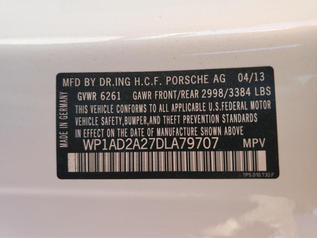 Photo 14 from auction – 2013 PORSCHE CAYENNE GT with VIN WP1AD2A27DLA79707