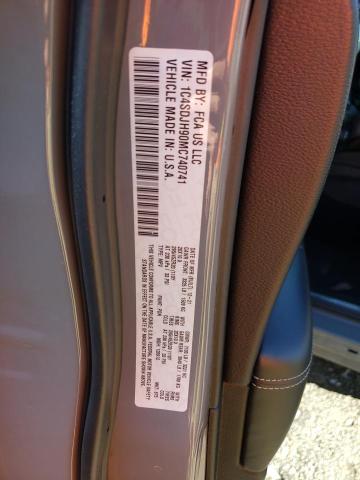 Photo 14 from auction – 2021 DODGE DURANGO SR with VIN 1C4SDJH90MC740741