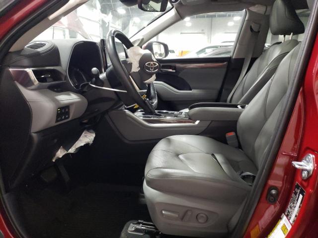 Photo 7 from auction – 2022 TOYOTA HIGHLANDER with VIN 5TDXBRCH4NS541216