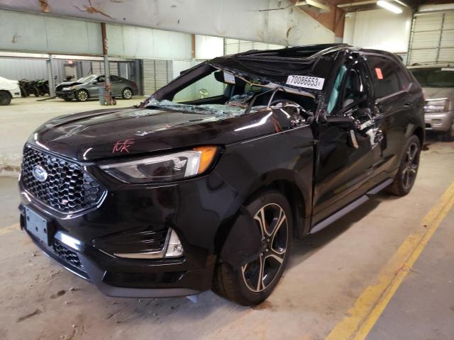 FORD EDGE ST 2019 with VIN 2FMPK4AP7KBC67225 - Photo from auction