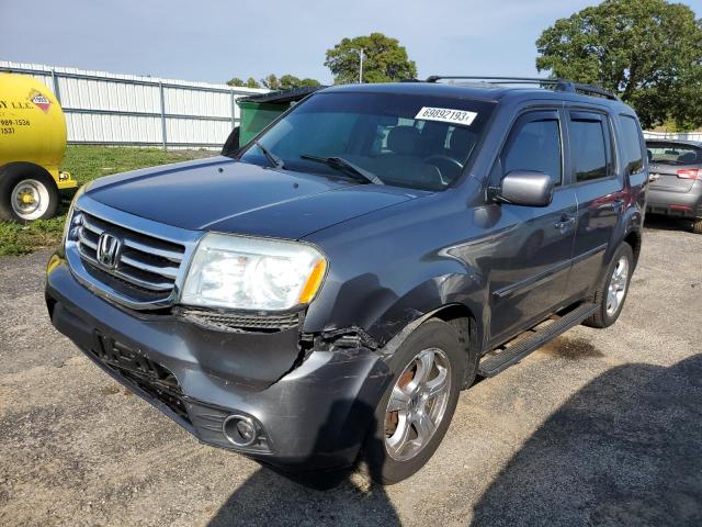HONDA PILOT EXL 2012 with VIN 5FNYF4H52CB007773 - Photo from auction