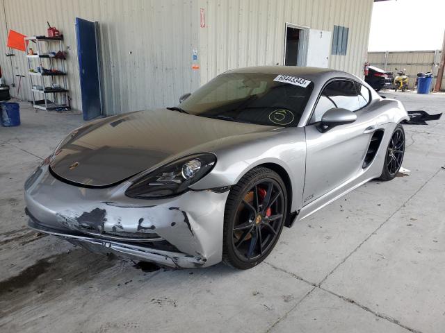 PORSCHE CAYMAN S 2018 with VIN WP0AB2A8XJK279655 - Photo from auction