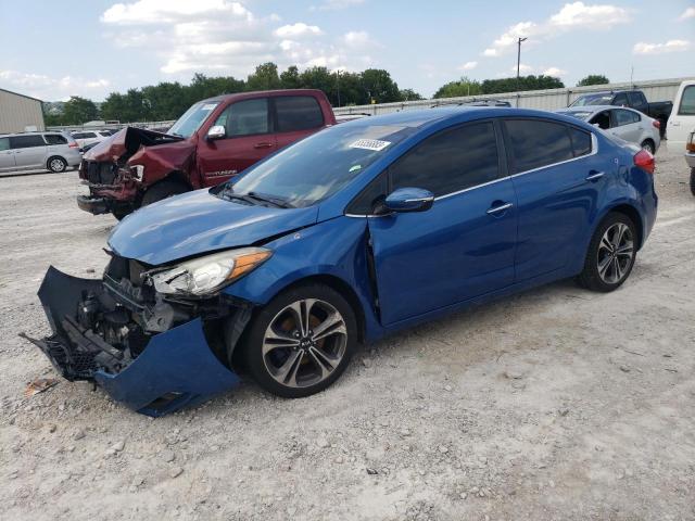 KIA FORTE EX 2014 with VIN KNAFX4A85E5093090 - Photo from auction