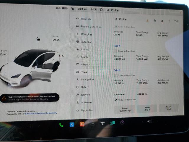 Фото 9 с аукциона – 2022 TESLA MODEL Y с VIN 7SAYGDEE0NF386635