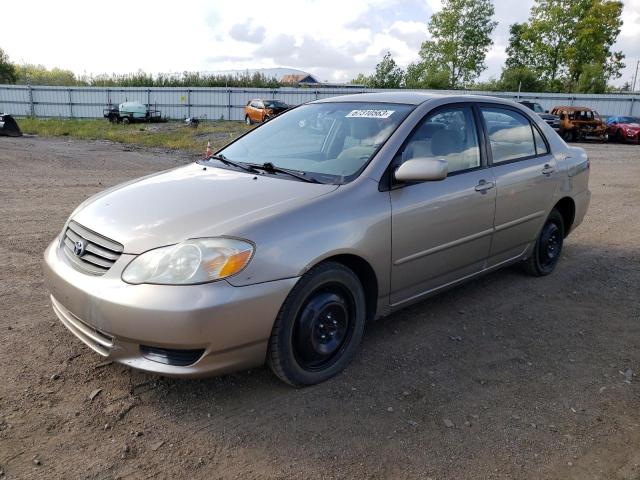 TOYOTA COROLA 2004 with VIN 2T1BR38EX4C231306 - Photo from auction