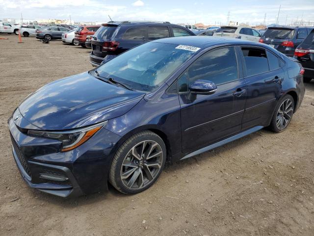 TOYOTA COROLLA SE 2020 with VIN 5YFP4RCE1LP037163 - Photo from auction
